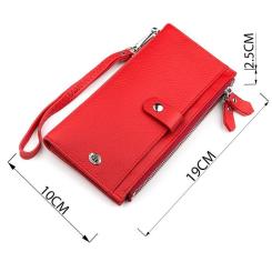 Кошелек ST Leather Красный Фото 2