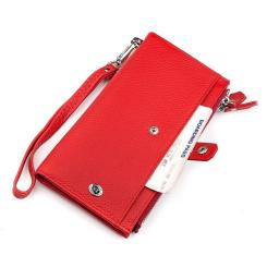 Кошелек ST Leather Красный Фото 6