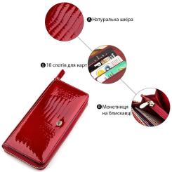 Кошелек ST Leather Красный Фото 3