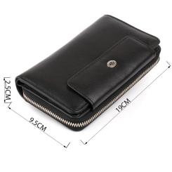Кошелек ST Leather Из кожи Черный Фото 2