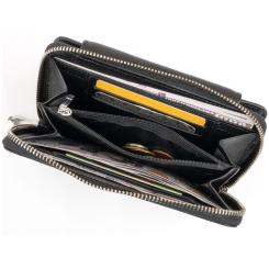 Кошелек ST Leather Из кожи Черный Фото 5