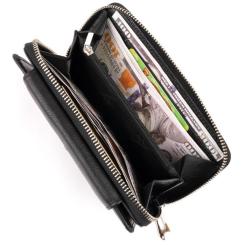 Кошелек ST Leather Из кожи Черный Фото 7