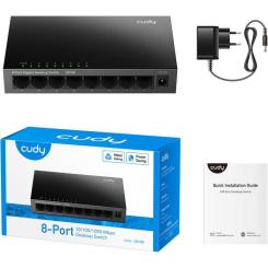 Коммутатор сетевой Cudy GS108 Фото 2