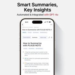 Цифровой диктофон PLAUD AI Note Silver Фото 2