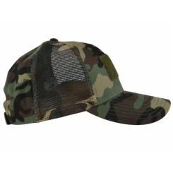 Кепка coFEE Army mesh з липучкою зелений камуфляжний Фото 4