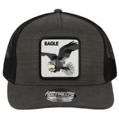 Кепка coFEE Five Panels Snap Eagle темно-сіра Фото 1