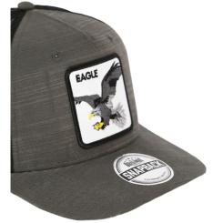 Кепка coFEE Five Panels Snap Eagle темно-сіра Фото 2
