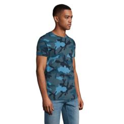 Футболка Sol's Camo men синій камо M Фото 1