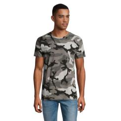 Футболка Sol's Camo men сірий камо XXL Фото