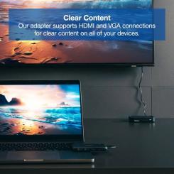 Адаптер Verbatim Share My Screen 1080p USB-C with WDA-01 Фото 3