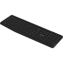 Клавиатура Canyon KB-W01 Water resistant Wireless UA Black Фото 1