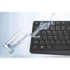 Клавиатура Canyon KB-W01 Water resistant Wireless UA Black Фото 5