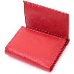 Портмоне ST Leather Из натуральной кожи Красное Фото 4