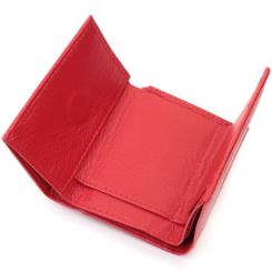 Портмоне ST Leather Из натуральной кожи Красное Фото 5