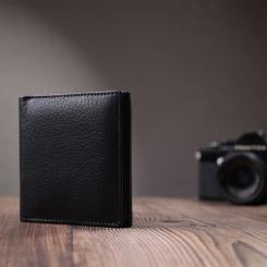 Кошелек ST Leather Из натуральной кожи Черный Фото 9