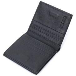 Кошелек ST Leather Из натуральной кожи Черный Фото 6