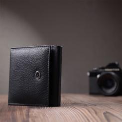 Кошелек ST Leather Из натуральной кожи Черный Фото 8