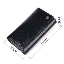Кошелек ST Leather Черный Фото 3