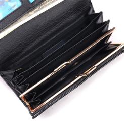 Кошелек ST Leather Черный Фото 5