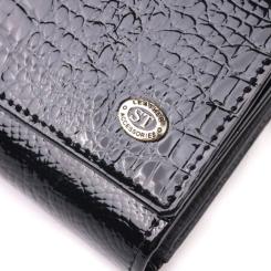 Кошелек ST Leather Черный Фото 7