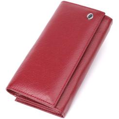 Кошелек ST Leather Из натуральной кожи Бордовый Фото