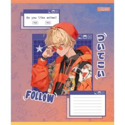 Тетрадь 1 вересня Follow Anime А5 12 листов клетка Фото 4