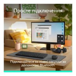 Комплект Logitech MK250 Bluetooth UA Graphite Фото 1