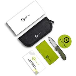 Нож Civivi Qubit, Blue Aluminum, Satin Фото 8