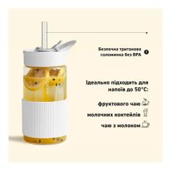 Бутылка для воды Buydeem CD1017 500 мл Oats White Фото 4
