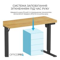 Компьютерный стол OfficePro ODE1260LW Wood/Black Фото 9