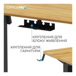 Компьютерный стол OfficePro ODE1260LW Wood/Black Фото 8