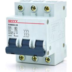 Автоматический выключатель Shyy 3P C50, 400V Фото
