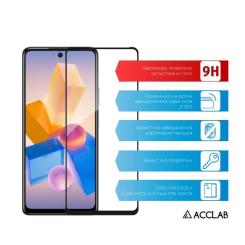 Стекло защитное ACCLAB Full Glue Infinix Hot 40 Black Фото 2