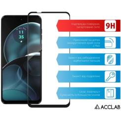 Стекло защитное ACCLAB Full Glue MOTO G14 Black Фото 2