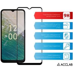 Стекло защитное ACCLAB Full Glue Nokia C32 Black Фото 2