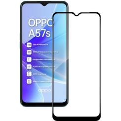 Стекло защитное ACCLAB Full Glue Oppo A57S Black Фото 1