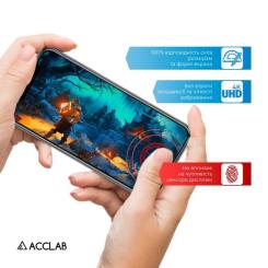 Стекло защитное ACCLAB Full Glue Realme Note 60 Black Фото 5