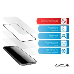 Стекло защитное ACCLAB Full Glue Samsung A12 Black Фото 3