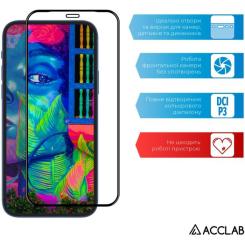 Стекло защитное ACCLAB Full Glue Samsung A12 Black Фото 4