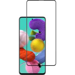 Стекло защитное ACCLAB Full Glue Samsung A51 Black Фото 1