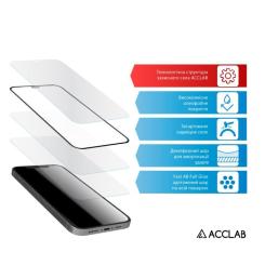 Стекло защитное ACCLAB Full Glue Samsung A51 Black Фото 3