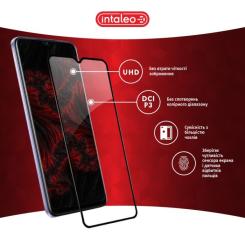 Стекло защитное Intaleo Full Glue Vivo Y21 Black Фото 3