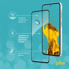 Стекло защитное Piko Full Glue Samsung A35 Black Фото 3