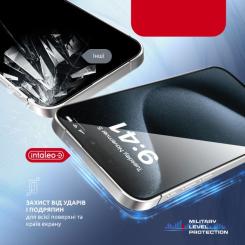 Стекло защитное Intaleo MagicBox Apple iPhone 15 PRO Фото 4
