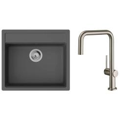 Мойка кухонная Hansgrohe S520-F510 + зміш. Talis M54 Фото