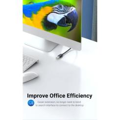 Дата кабель Vention USB 2.0 AM/AF 1.5m black Фото 8