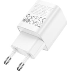 Зарядное устройство HOCO C145A Charm USB QC3.0 White Фото 5