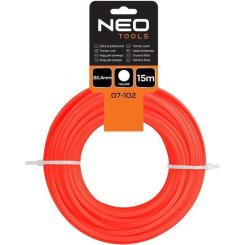 Жилка косильная Neo Tools 2.4мм, 15м Фото 4