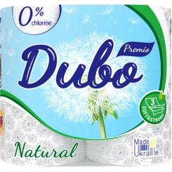 Туалетная бумага Диво Premio Natural 3 слоя 4 рулона Фото