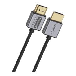 Кабель мультимедийный Promate HDMI M to HDMI M 1.5m V2.1 grey Фото